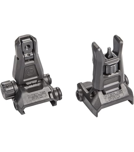 Amazon.com : Magpul MBUS Pro Steel Backup Sights Set